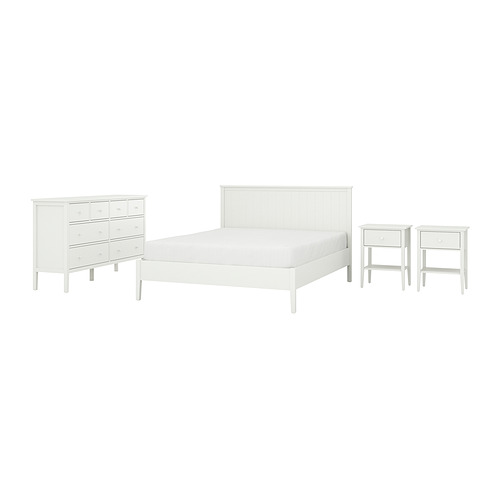 GULLABERG - bedroom furniture, set of 4, white, 150x200 cm | IKEA Hong Kong and Macau - E1003363_S4