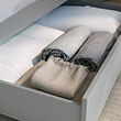 GULLABERG bed frame with 2 storage boxes