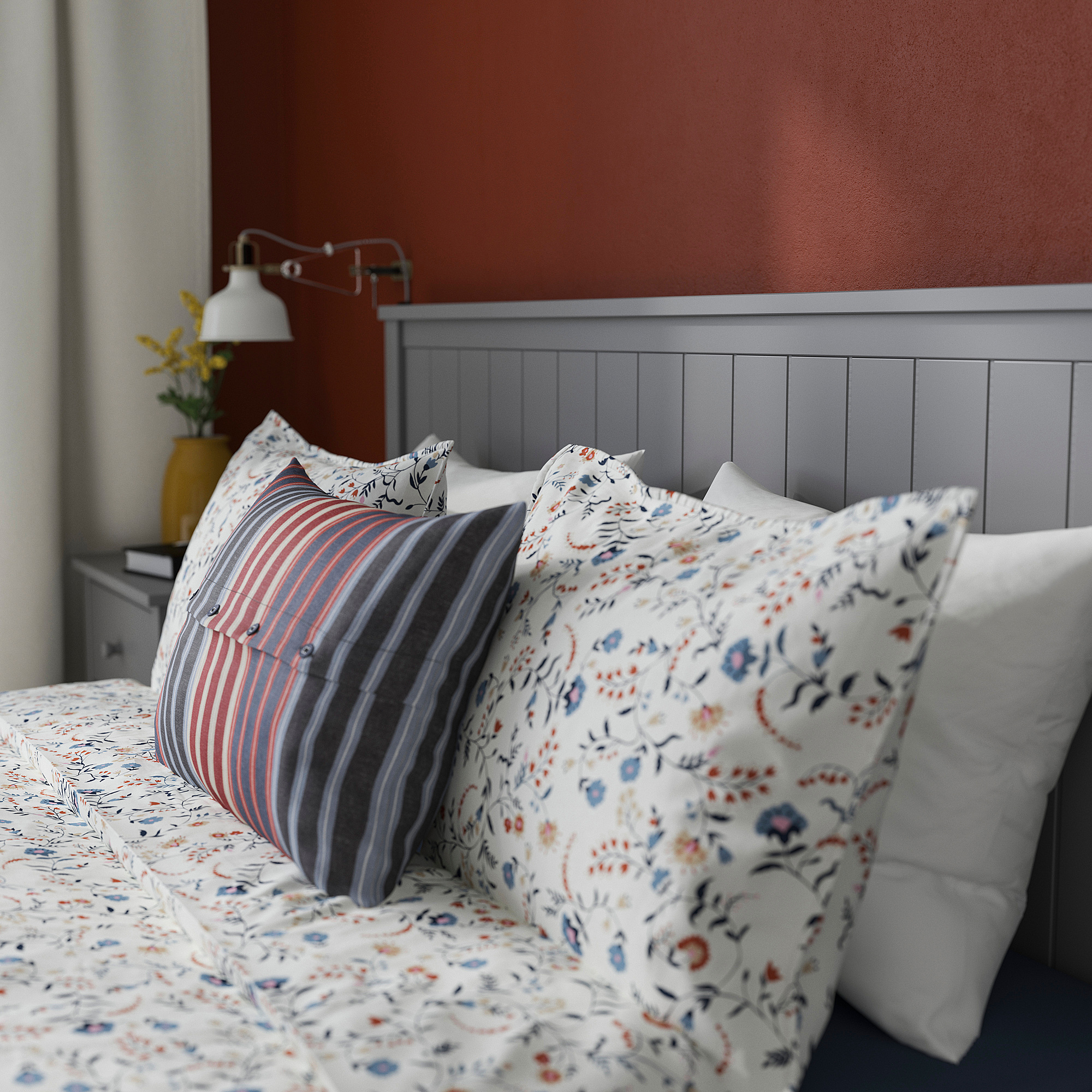 GULLABERG bed frame with 2 storage boxes
