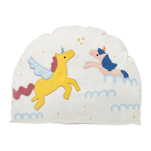 BARNDRÖM - 咕𠱸, 白色/獨角獸 彩虹 | IKEA 香港及澳門 - E1003585_S4