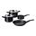 HEMLAGAD - 6-piece cookware set, black | IKEA Hong Kong and Macau - PE763784_S1
