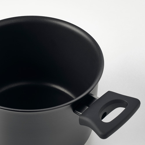 HEMLAGAD pot with lid