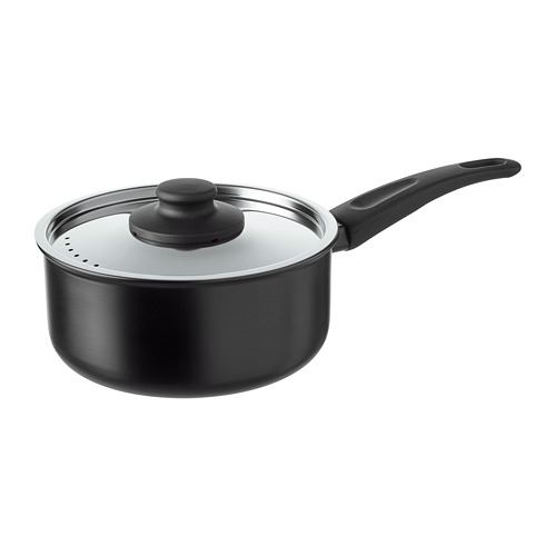 HEMLAGAD saucepan with lid