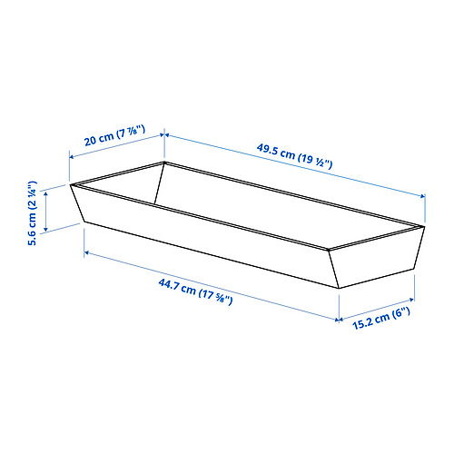 UPPDATERA tray with knife rack