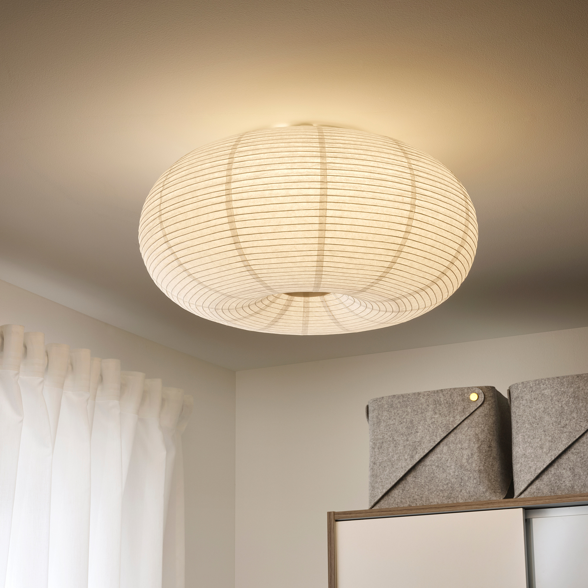 RISBYN LED ceiling lamp, white IKEA Hong Kong and Macau