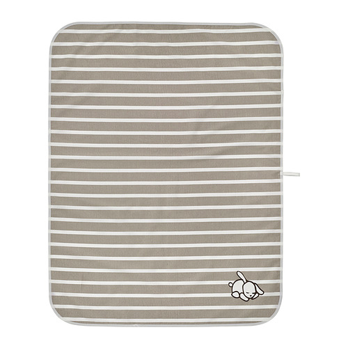 LEN - babycare mat, white beige/stripe pattern, 90x70 cm | IKEA Hong Kong and Macau - E1003857_S4