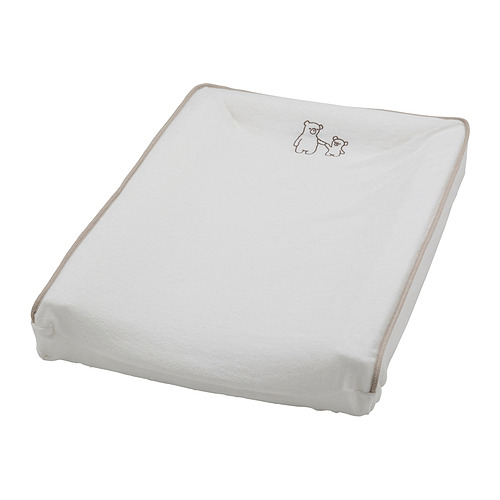 VÄDRA - babycare mat with cover, white/terry, 48x74 cm | IKEA Hong Kong and Macau - E1003877_S4