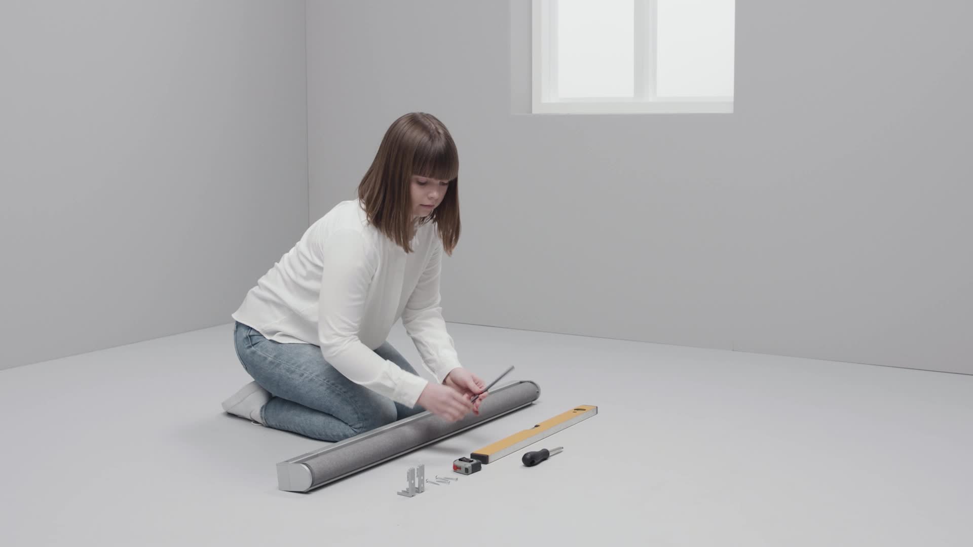 FYRTUR black-out roller blind, smart wireless/battery