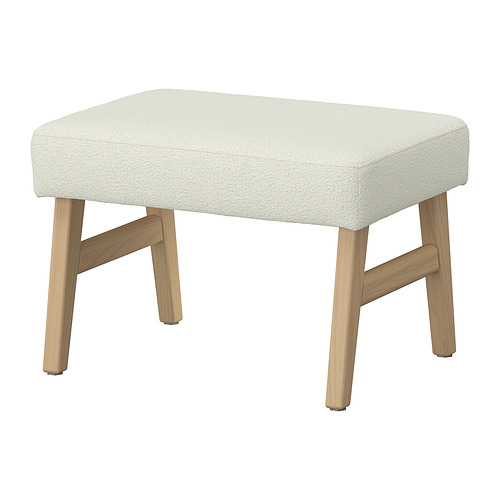 EKENÄSET - footstool, oak effect/Axvall off-white | IKEA Hong Kong and Macau - E1003905_S4