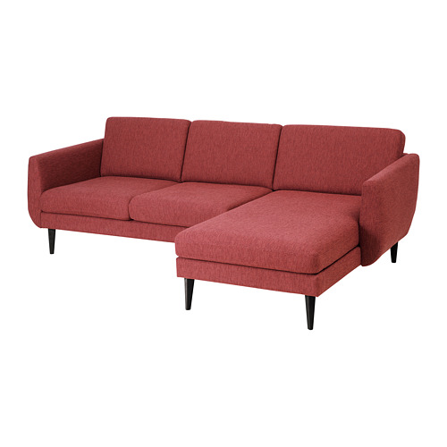 SMEDSTORP 3-seat sofa with chaise longue