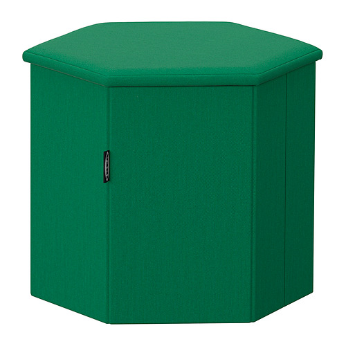 KJUGE pouffe with storage