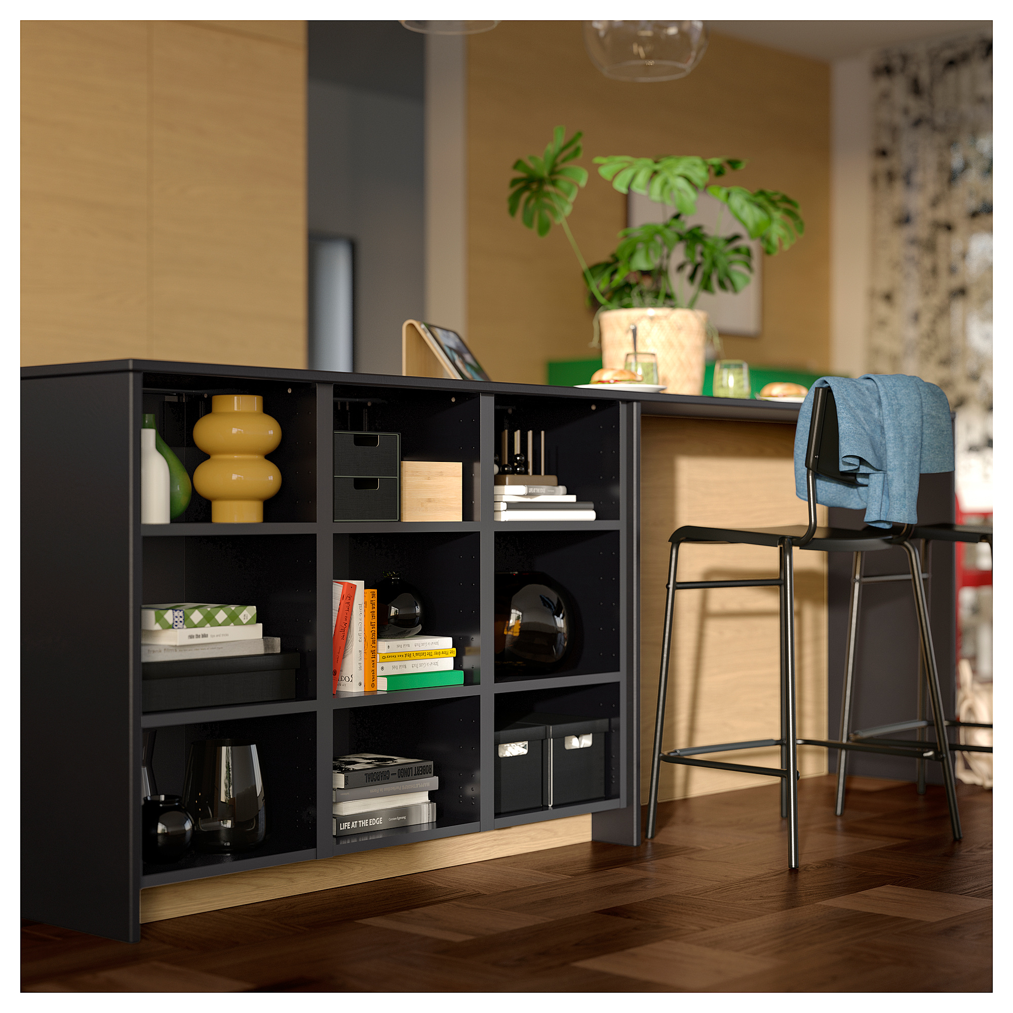 STIG bar stool with backrest