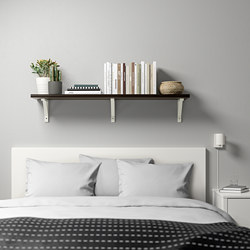BERGSHULT/SANDSHULT - 層板, 120x30 cm, 白色/染白白楊木 | IKEA 香港及澳門 - PE764222_S3