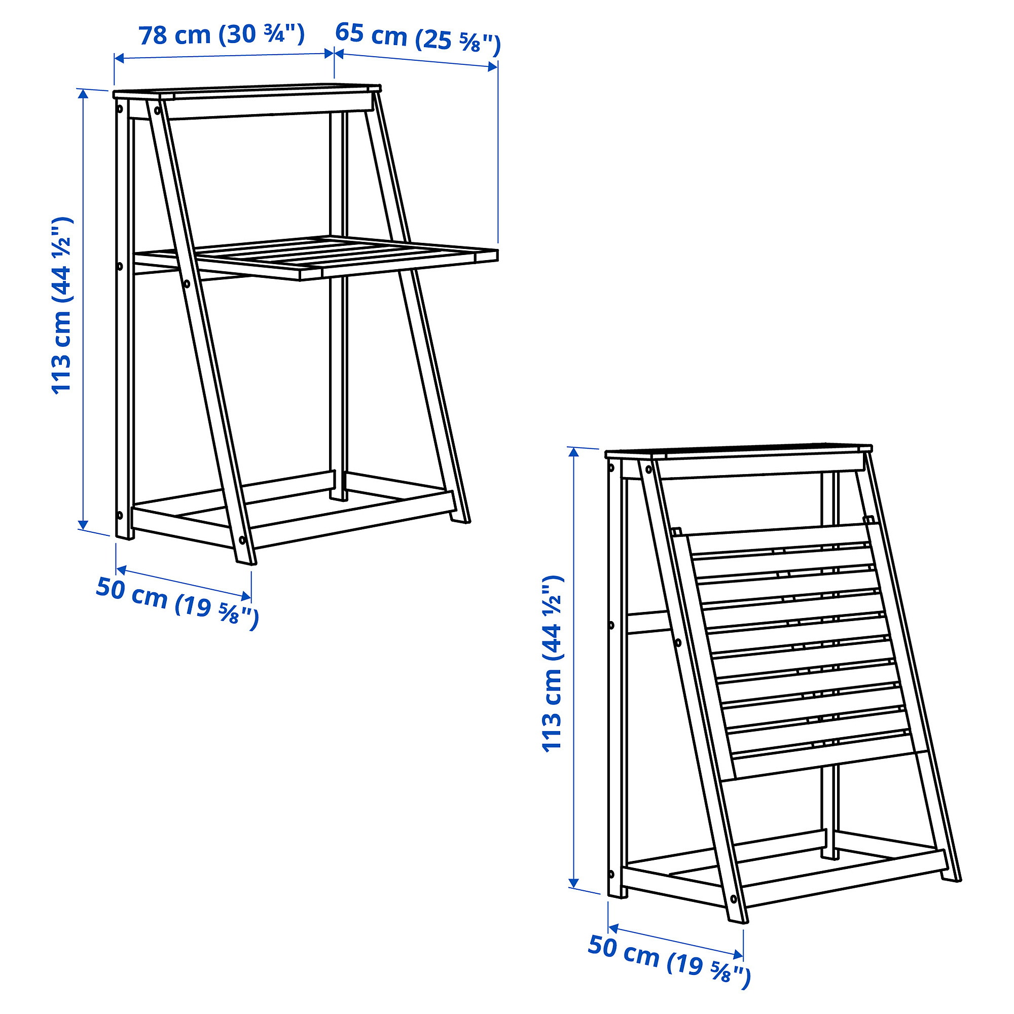 DJUPÖN folding table