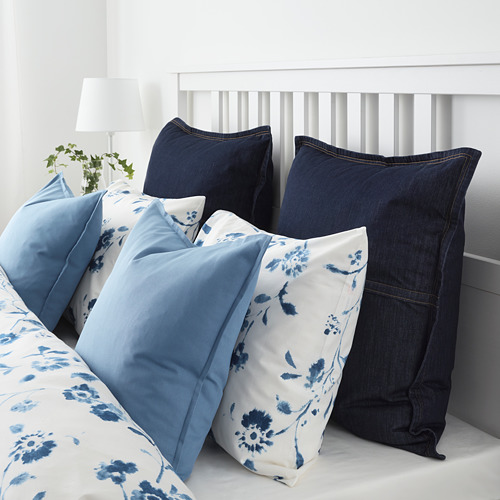 GURLI cushion cover, 50x50 cm, light blue