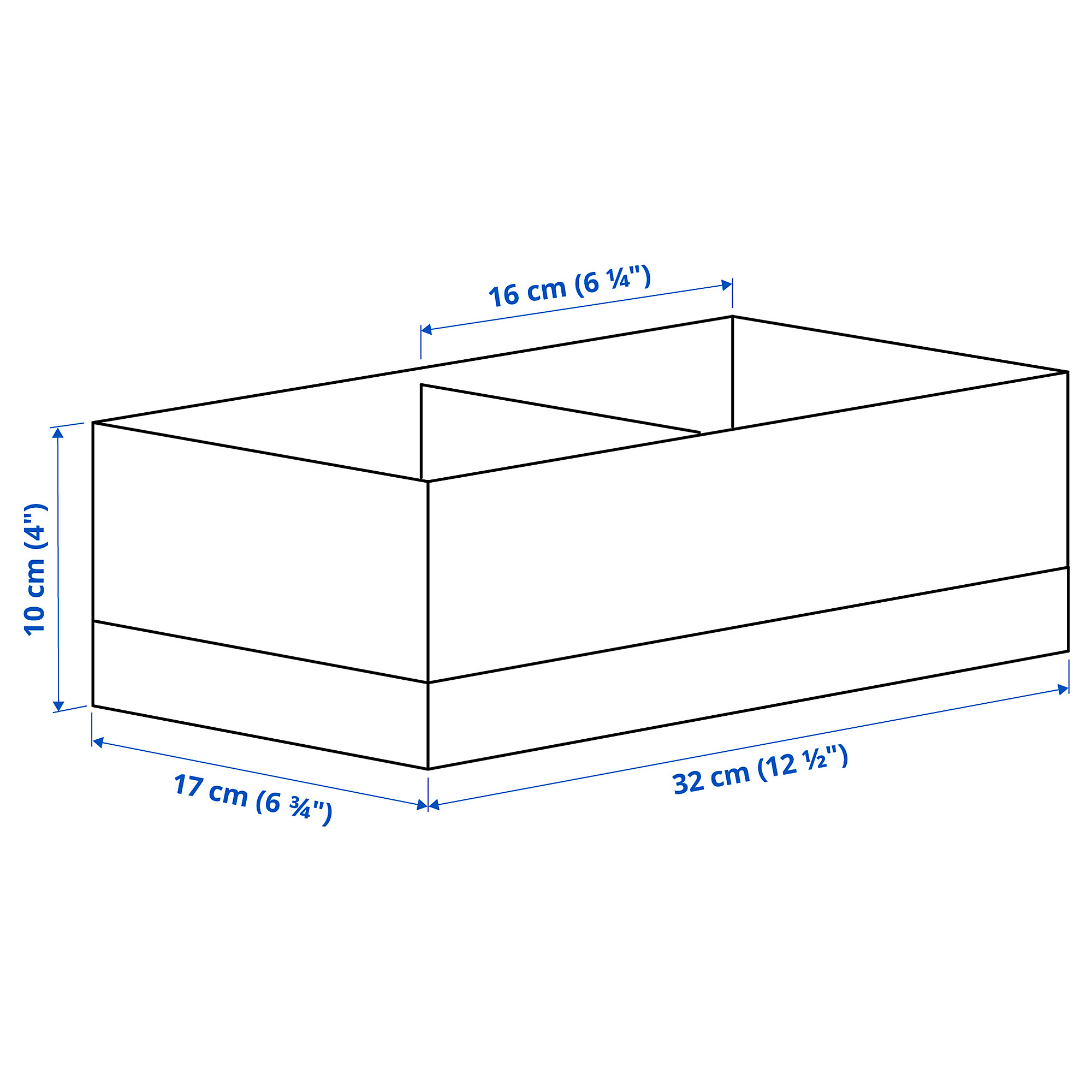 STUK box with compartments
