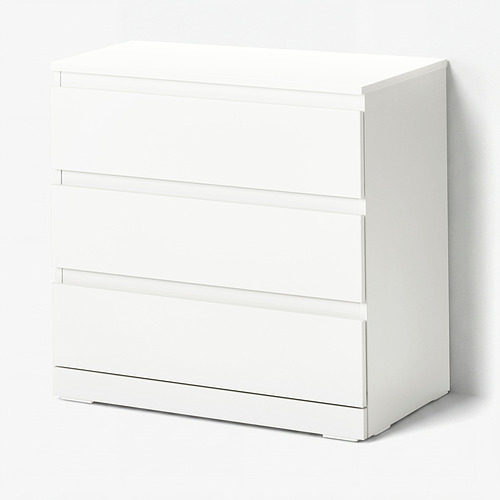 LILLBERGET - 三層抽屜櫃, 白色, 70x43x68 厘米 | IKEA 香港及澳門 - E1038787_S4