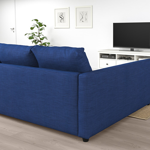 KLAGSHAMN/FRIHETEN corner sofa-bed with storage