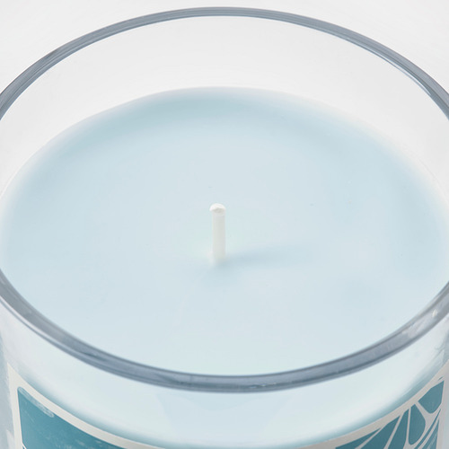 BUKETTAPEL scented candle in glass