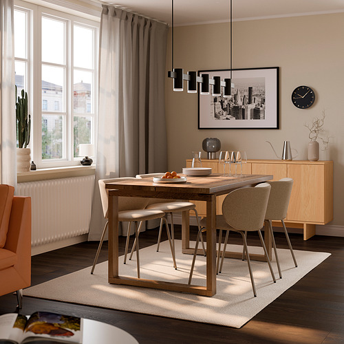 KRYLBO/MÖRBYLÅNGA table and 4 chairs