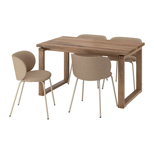 KRYLBO/MÖRBYLÅNGA table and 4 chairs