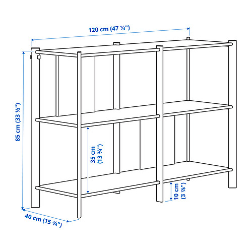 JÄTTESTA shelving unit