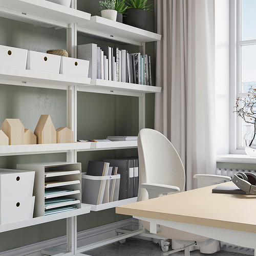 MITTZON frame with castors/display shelf