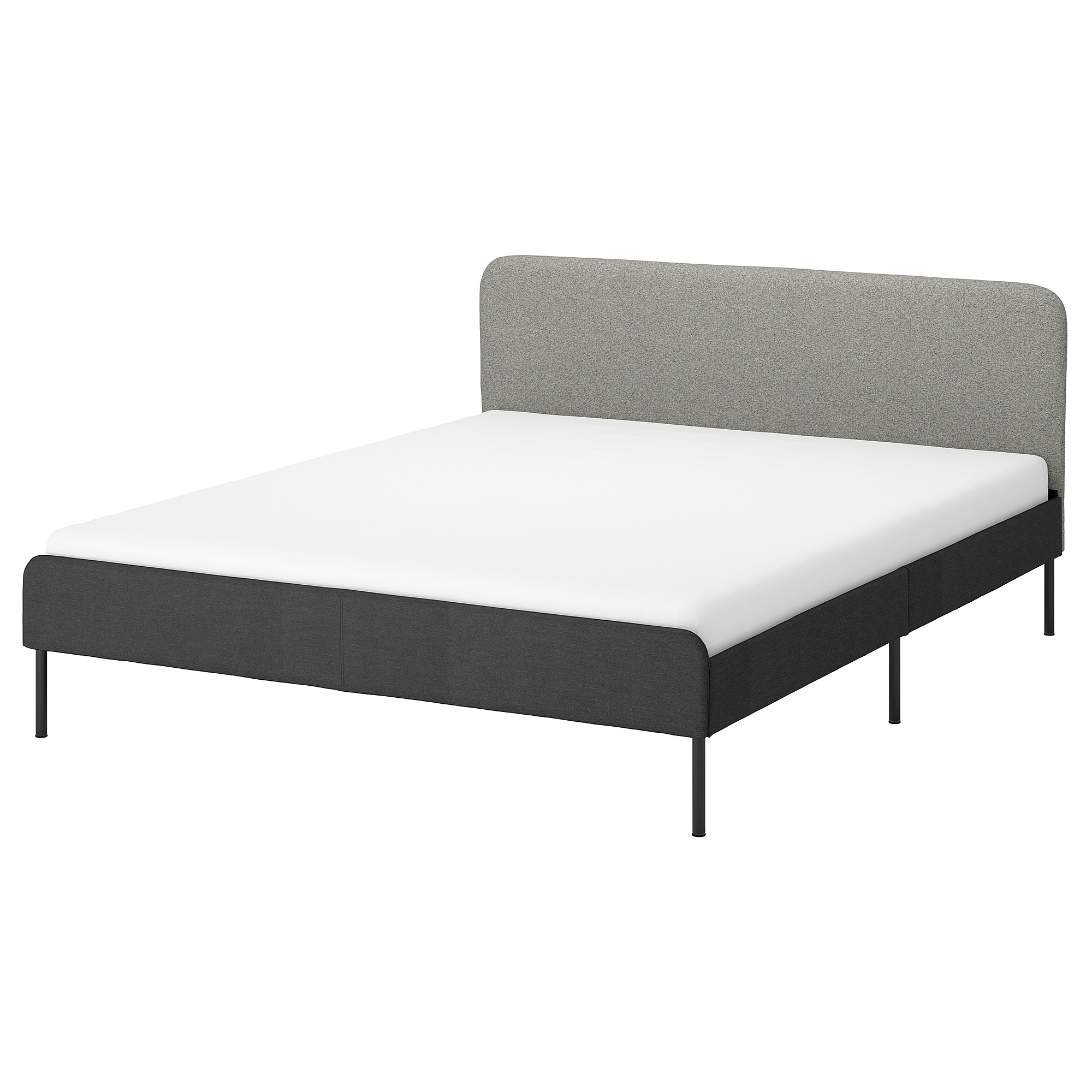 SLATTUM upholstered bed frame
