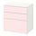 PLATSA/SMÅSTAD - chest of 3 drawers, white/pale pink | IKEA Hong Kong and Macau - PE818990_S1