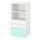 PLATSA/SMÅSTAD - bookcase, white pale turquoise/with 3 drawers | IKEA Hong Kong and Macau - PE819039_S1