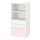PLATSA/SMÅSTAD - bookcase, white pale pink/with 3 drawers | IKEA Hong Kong and Macau - PE819035_S1