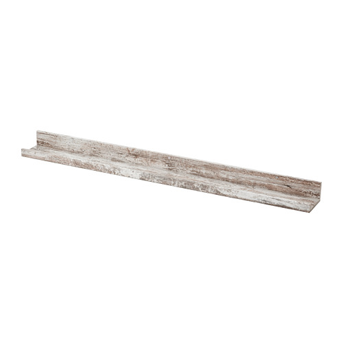 MOSSLANDA picture ledge, 115 cm, white stained pine effect