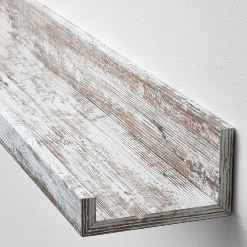 MOSSLANDA picture ledge, 115 cm, white stained pine effect