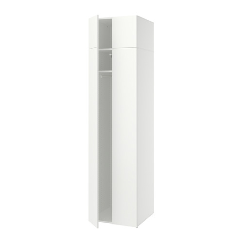 LASTARE - wardrobe combination, white, 60x62x236 cm | IKEA Hong Kong and Macau - E1004191_S4