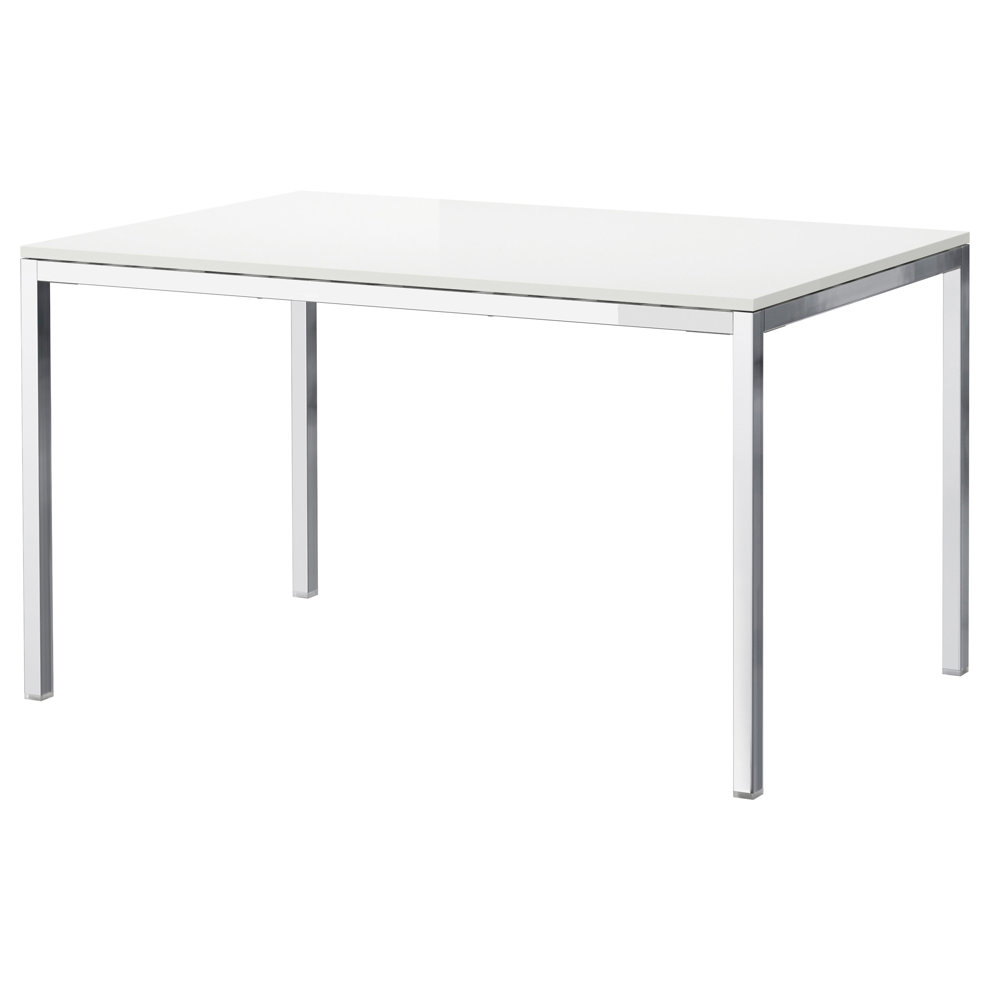 Torsby Table Chrome Plated High Gloss White Ikea Hong Kong