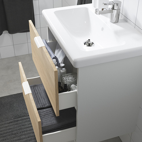TVÄLLEN/ENHET bathroom furniture, set of 13