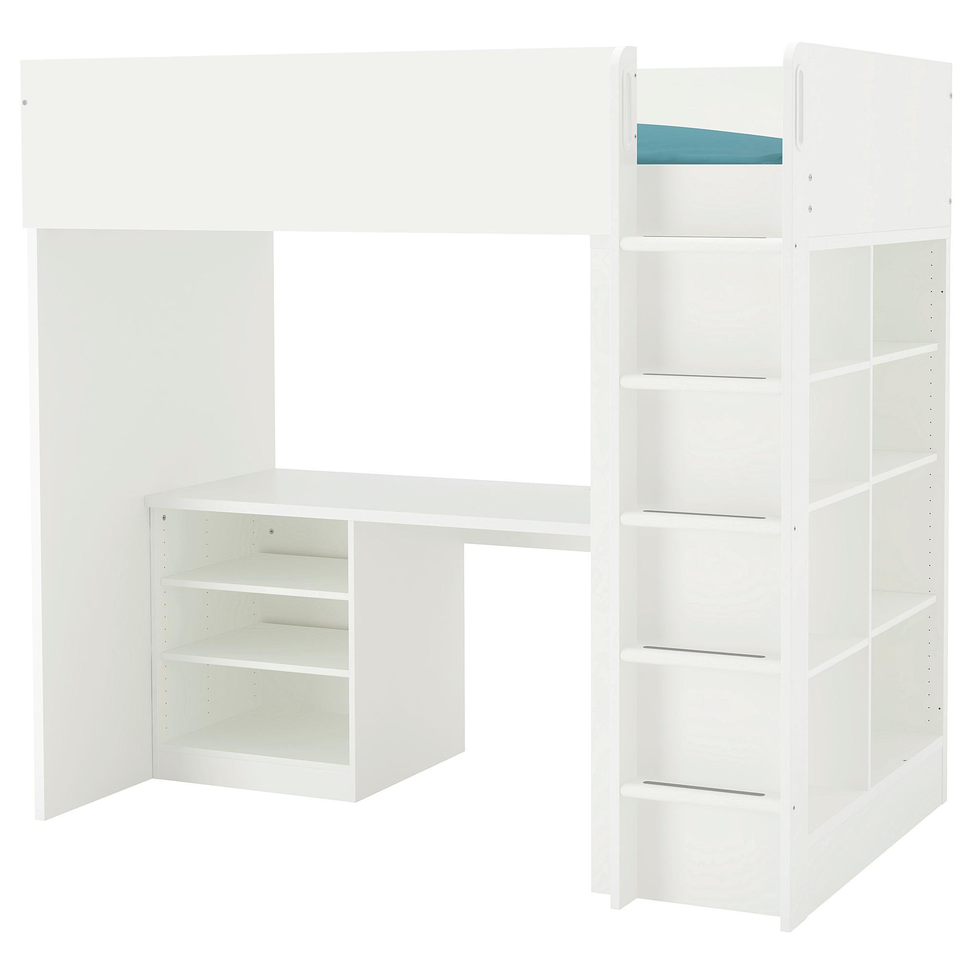 ikea bunk bed with desk and wardrobe