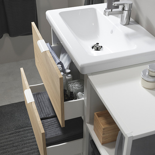 TVÄLLEN/ENHET bathroom furniture, set of 15