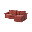 GRÖNLID 3-seat sofa-bed with chaise longue