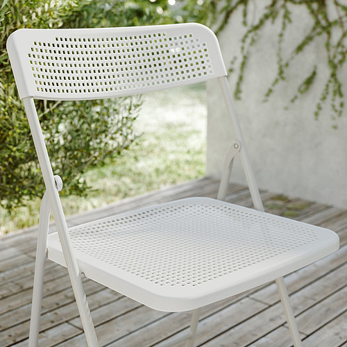 TORPARÖ table and 2 folding chairs, outdoor