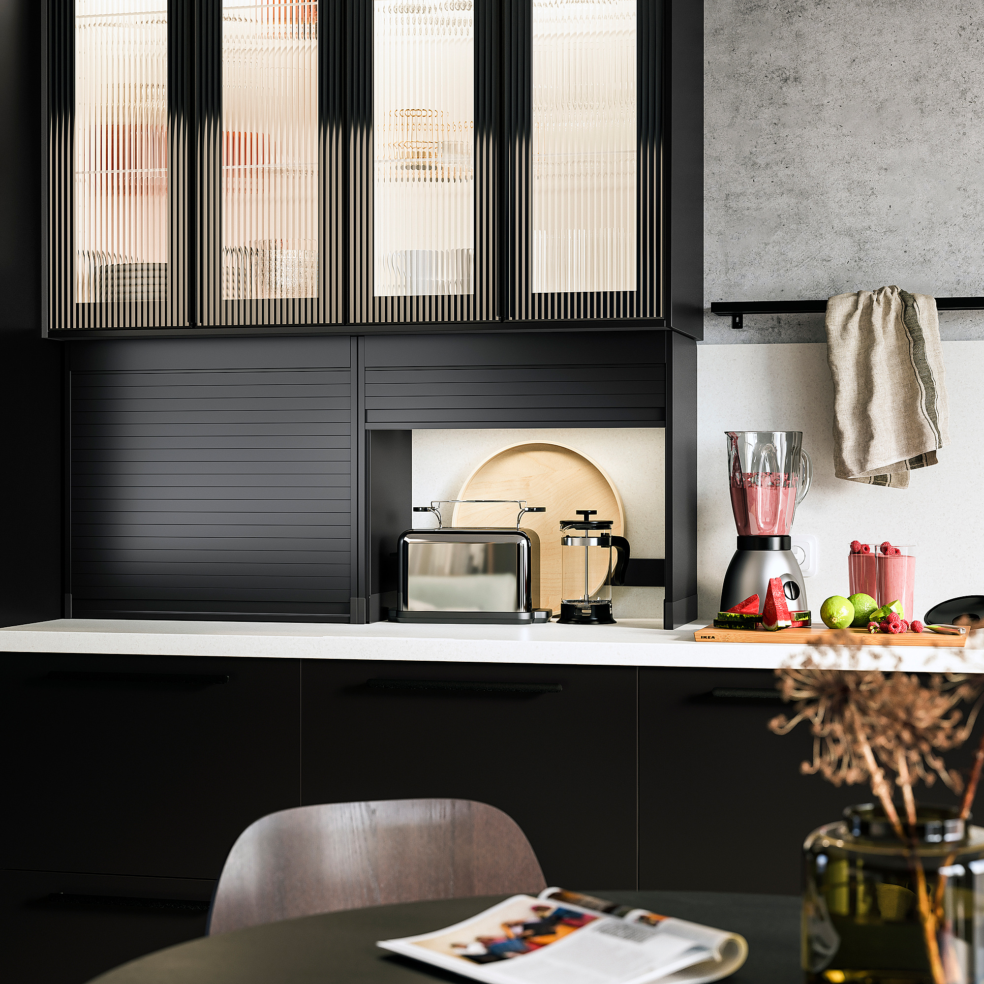 TITTEBO tambour storage f small appliances
