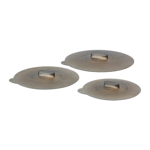 KLOCKREN universal lid, set of 3