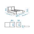 SONGESAND 床架連2個抽屜
