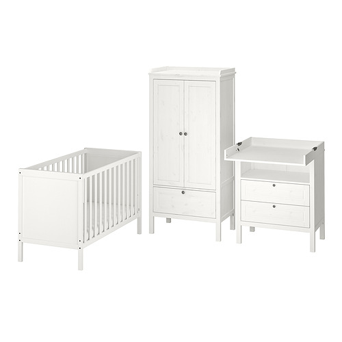 SUNDVIK 3-piece baby furniture set