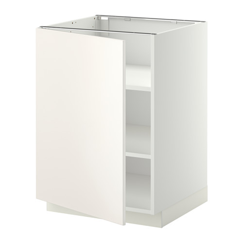 METOD base cabinet with shelves