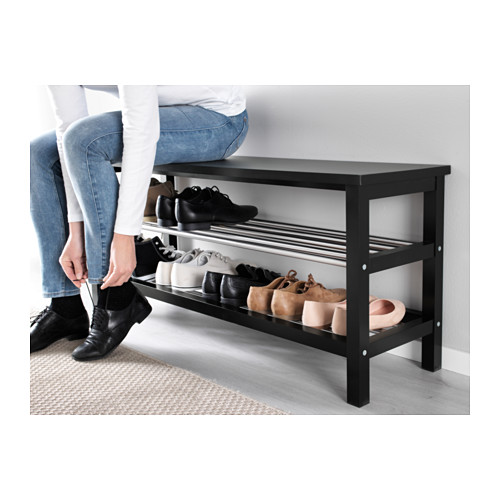 TJUSIG bench with shoe storage