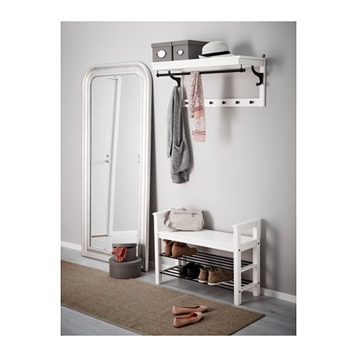 HEMNES bench with shoe storage