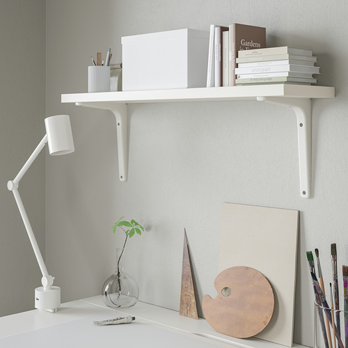 BERGSHULT/TOMTHULT shelf with bracket