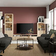 BESTÅ TV storage combination/glass doors
