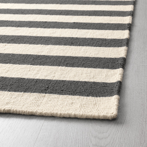 STOCKHOLM 2017 rug, flatwoven, 250x350 cm, handmade/striped grey
